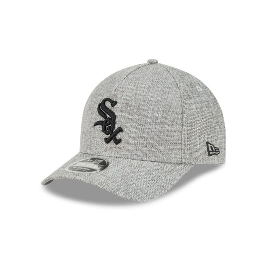 Chicago White Sox Cotton Weave Gray 9FORTY M-Crown A-Frame Snapback Hat - New Era Cap