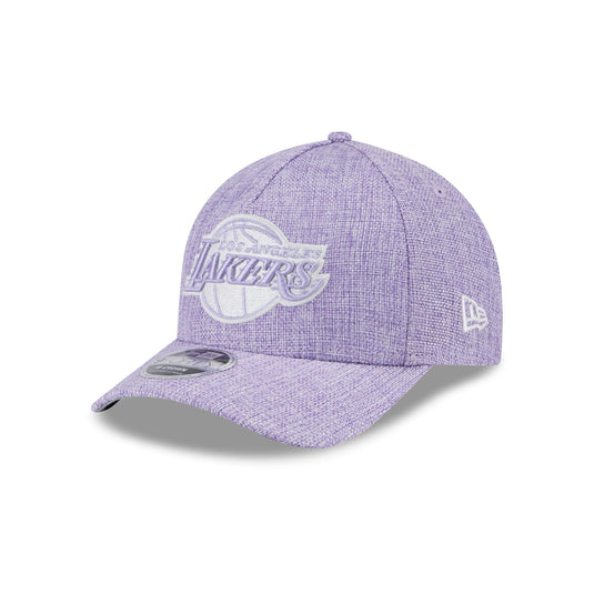 Los Angeles Lakers Cotton Weave Purple 9FORTY M-Crown A-Frame Snapback Hat - New Era Cap