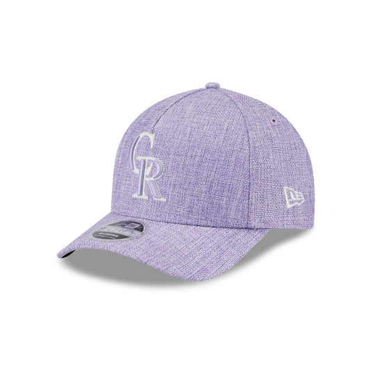 Colorado Rockies Cotton Weave Purple 9FORTY M-Crown A-Frame Snapback Hat - New Era Cap