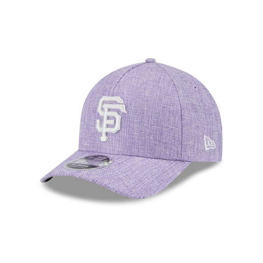 San Francisco Giants Cotton Weave Purple 9FORTY M-Crown A-Frame Snapback Hat - New Era Cap