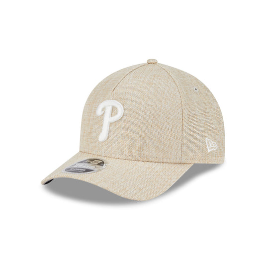 Philadelphia Phillies Cotton Weave Stone 9FORTY M-Crown A-Frame Snapback Hat - New Era Cap