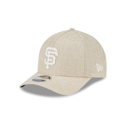 San Francisco Giants Cotton Weave Stone 9FORTY M-Crown A-Frame Snapback Hat - New Era Cap