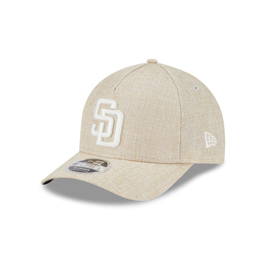 San Diego Padres Cotton Weave Stone 9FORTY M-Crown A-Frame Snapback Hat - New Era Cap