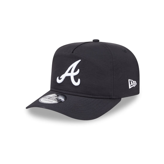 Atlanta Braves Everyday Nylon Black Golfer Hat - New Era Cap