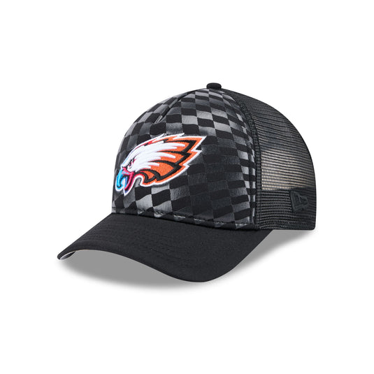 Philadelphia Eagles Gradient Raceway 9FORTY M-Crown A-Frame Trucker Hat - New Era Cap