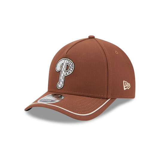Philadelphia Phillies Motorsport 9FORTY M-Crown A-Frame Snapback Hat - New Era Cap