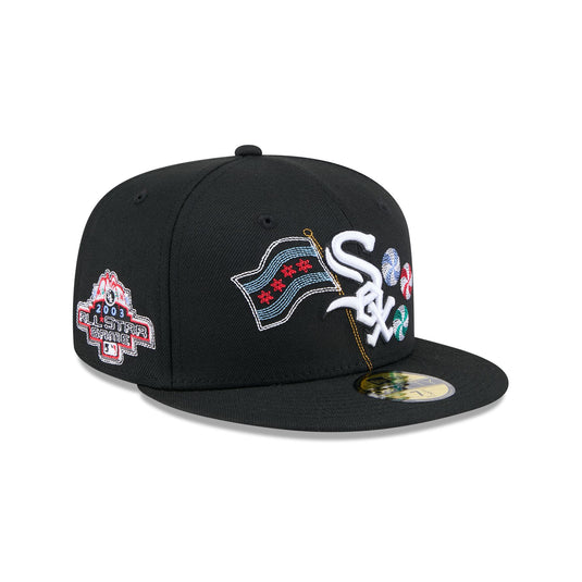 Chicago White Sox State Stitch 59FIFTY Fitted Hat - New Era Cap