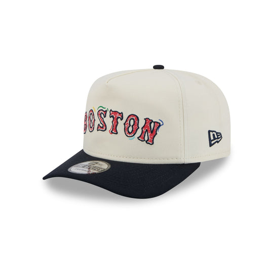 Boston Red Sox Team Scribble Golfer Hat - New Era Cap