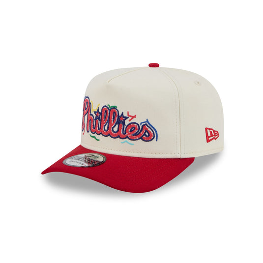 Philadelphia Phillies Team Scribble Golfer Hat - New Era Cap