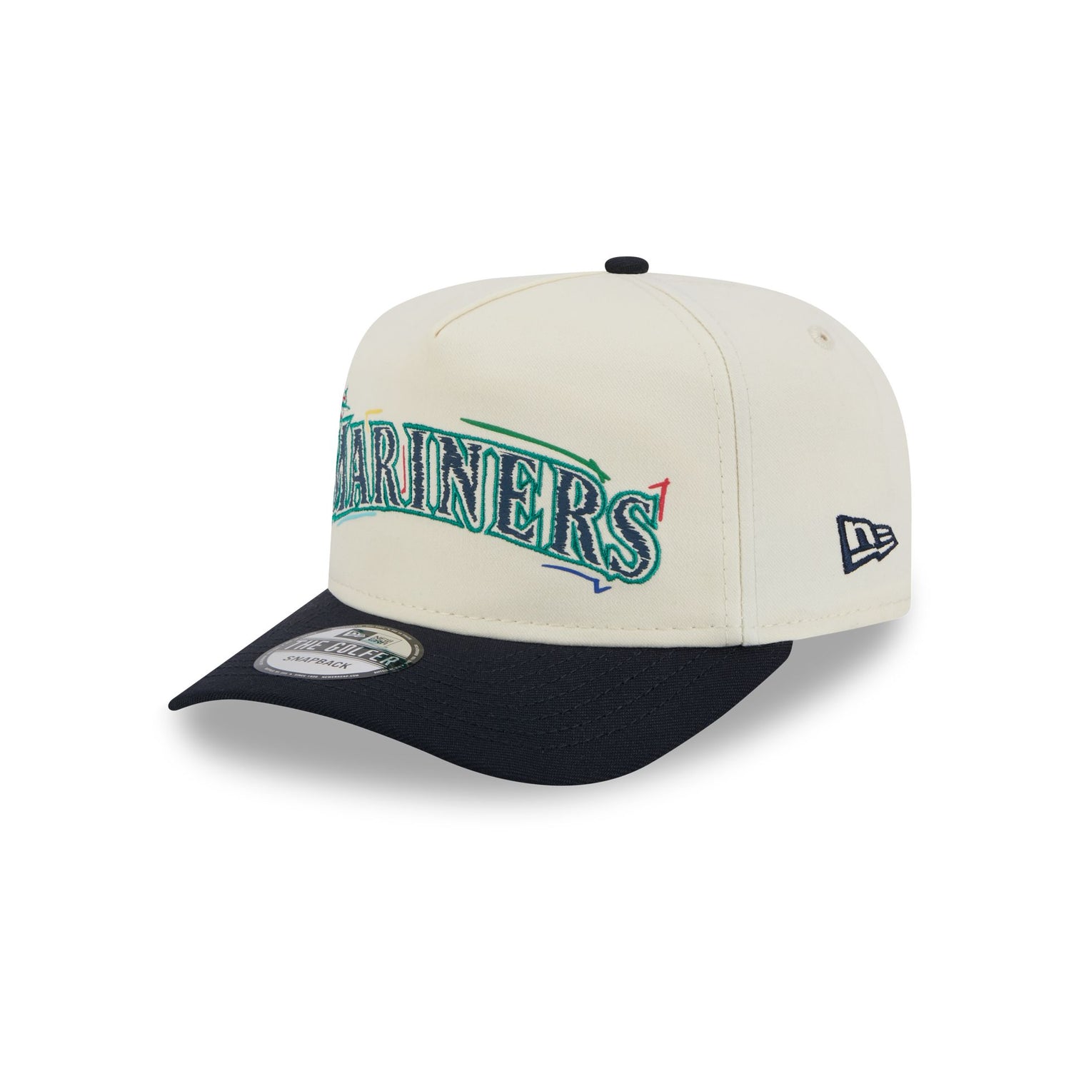 Seattle Mariners Team Scribble Golfer Hat