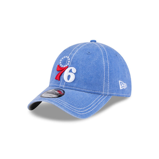 Philadelphia 76ers Washed Contrast 9TWENTY Adjustable Hat - New Era Cap