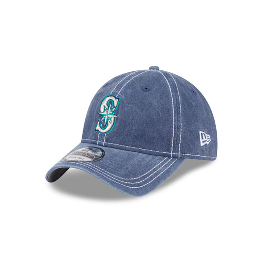 Seattle Mariners Washed Contrast 9TWENTY Adjustable Hat - New Era Cap