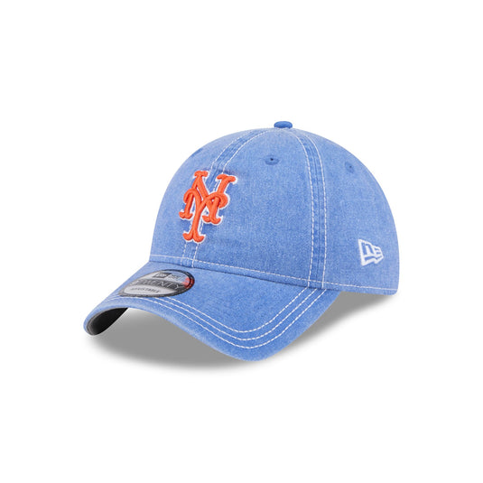 New York Mets Washed Contrast 9TWENTY Adjustable Hat - New Era Cap