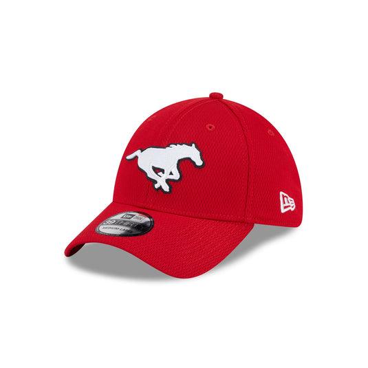 Calgary Stampeders Rear Wordmark 39THIRTY Stretch Fit Hat - New Era Cap