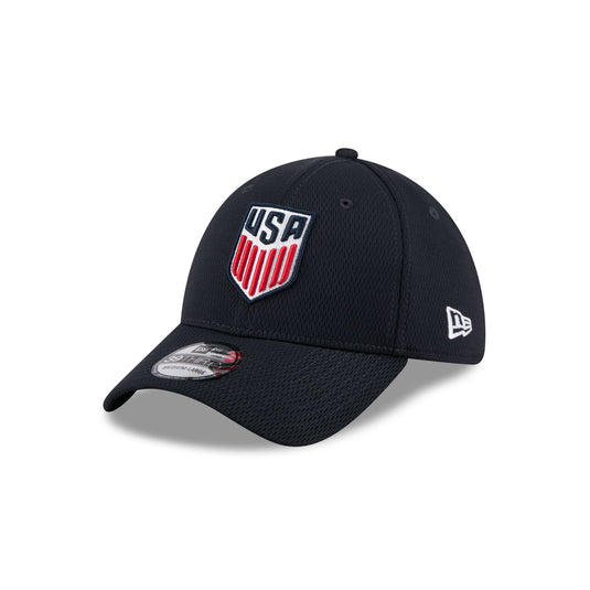 U.S. Soccer Men's National Team Rear Wordmark 39THIRTY Stretch Fit Hat - New Era Cap
