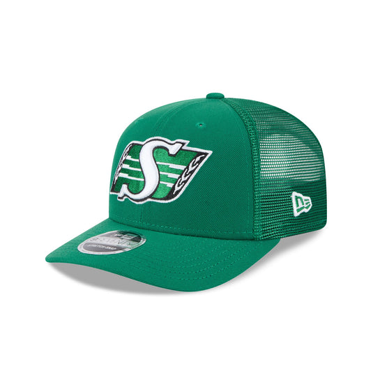 Saskatchewan Roughriders Simple 9SEVENTY Trucker Hat - New Era Cap