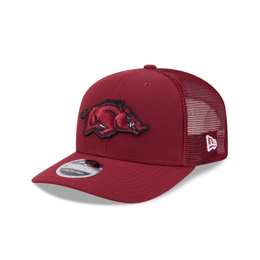 Arkansas Razorbacks Simple 9SEVENTY Trucker Hat - New Era Cap