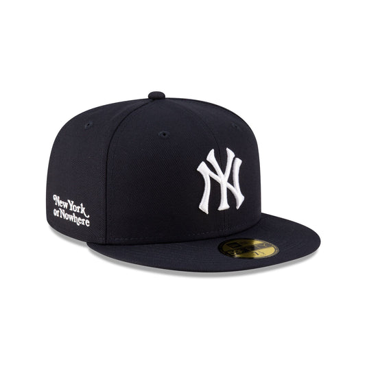 New York or Nowhere x New York Yankees Navy Logo 59FIFTY Fitted Hat - New Era Cap