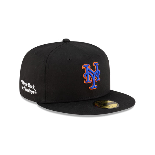 New York or Nowhere x New York Mets Black 59FIFTY Fitted Hat - New Era Cap