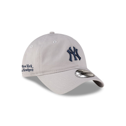 New York or Nowhere x New York Yankees Gray Logo 9TWENTY Adjustable Hat - New Era Cap