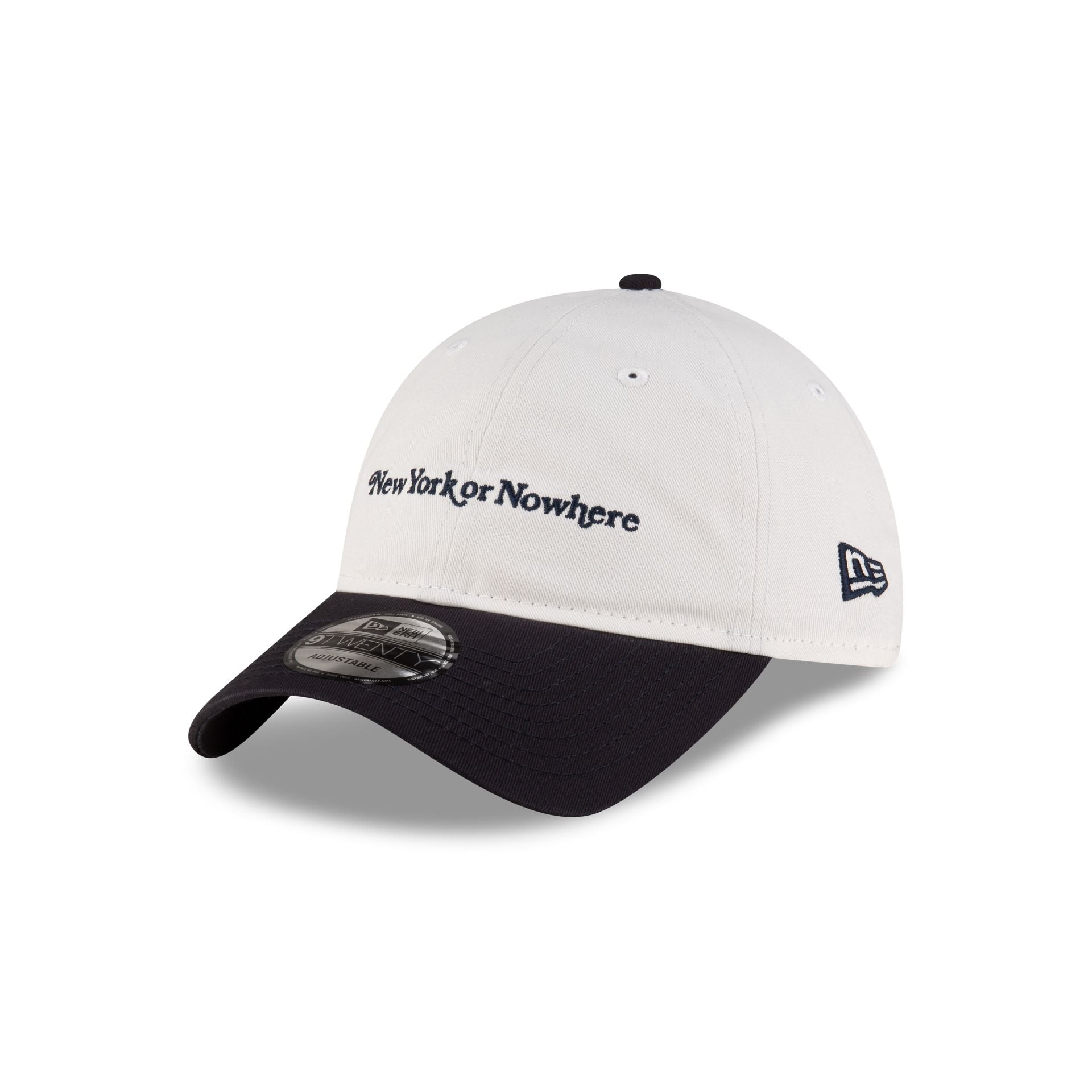 New York or Nowhere x New York Yankees White Wordmark 9TWENTY