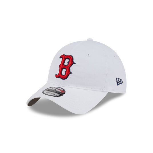 Boston Red Sox White 9TWENTY Adjustable Hat - New Era Cap