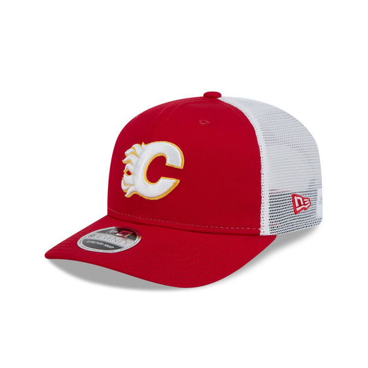 Calgary Flames Team 9SEVENTY Trucker Hat - New Era Cap