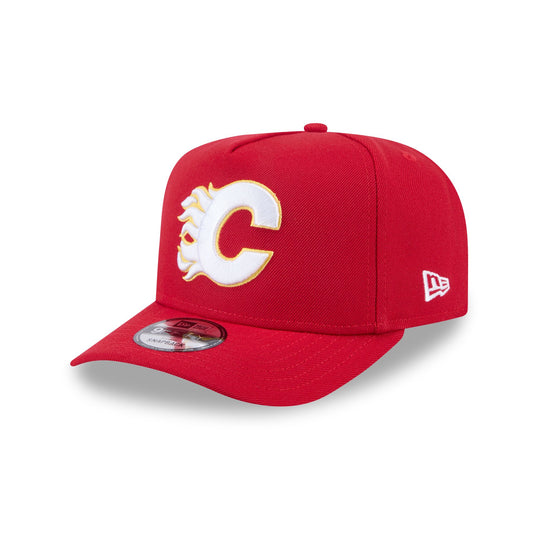 Calgary Flames Team 9FIFTY A-Frame Snapback Hat - New Era Cap