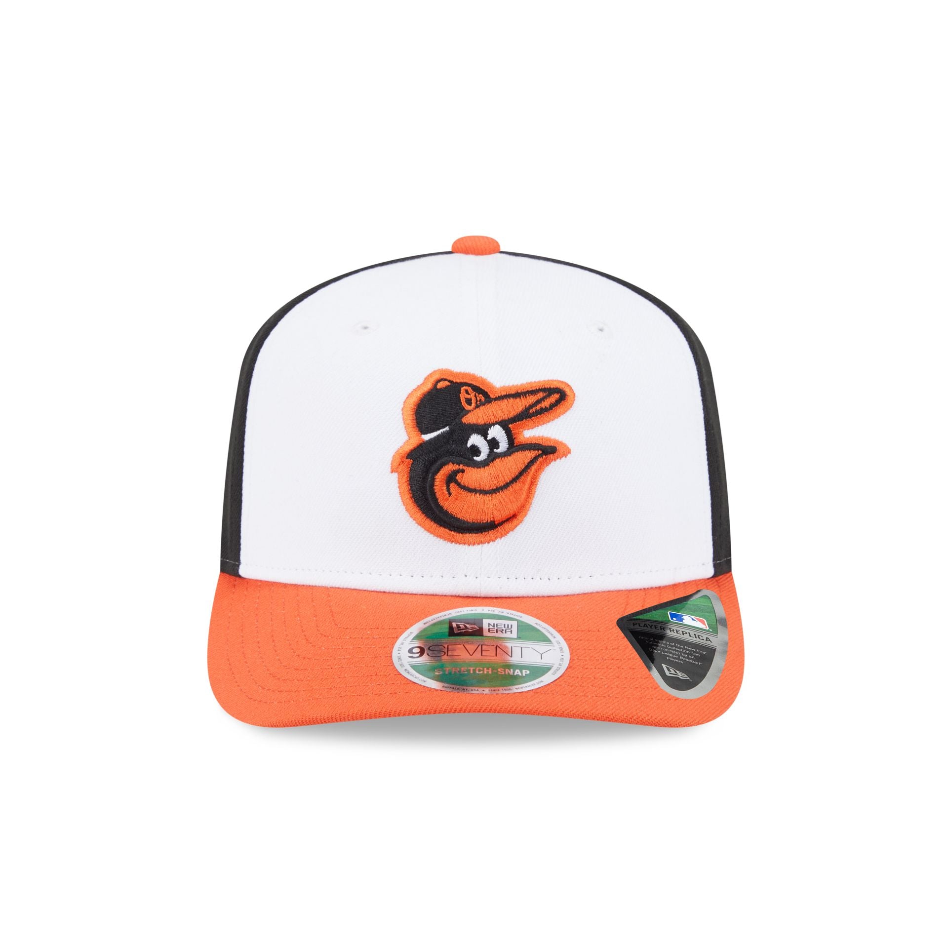 Baltimore Orioles Home Authentic Collection 9SEVENTY Stretch-Snap