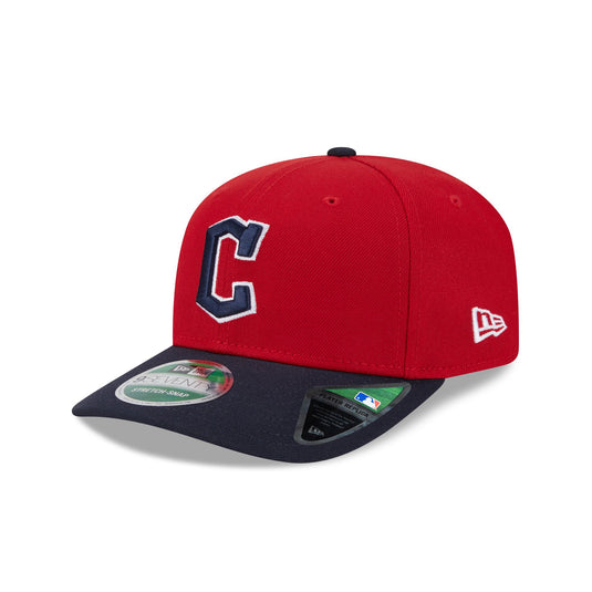 Cleveland Guardians Home Authentic Collection 9SEVENTY Stretch-Snap Hat - New Era Cap