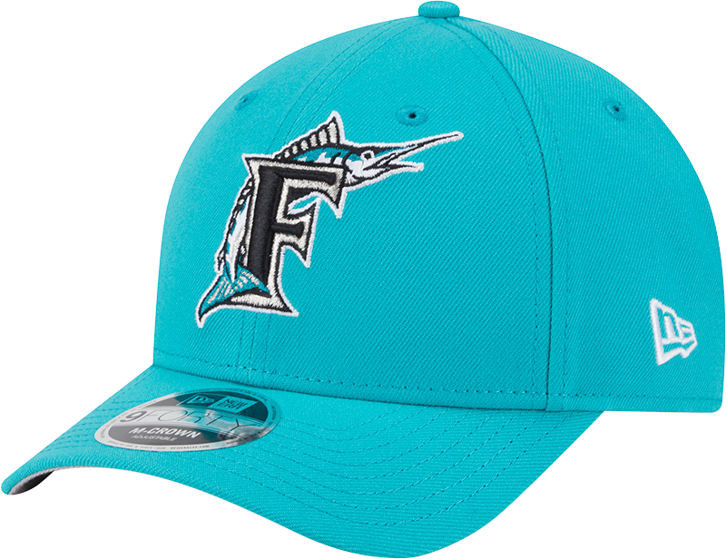 Miami Marlins 1993 Authentic Collection 9FORTY M-Crown Snapback Hat
