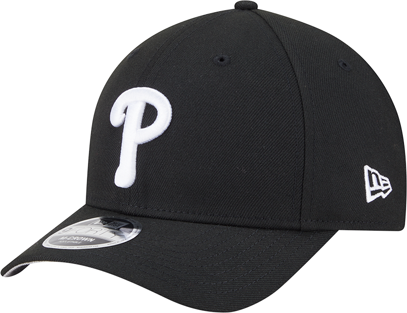 Philadelphia Phillies Black Authentic Collection 9FORTY M-Crown Snapback Hat