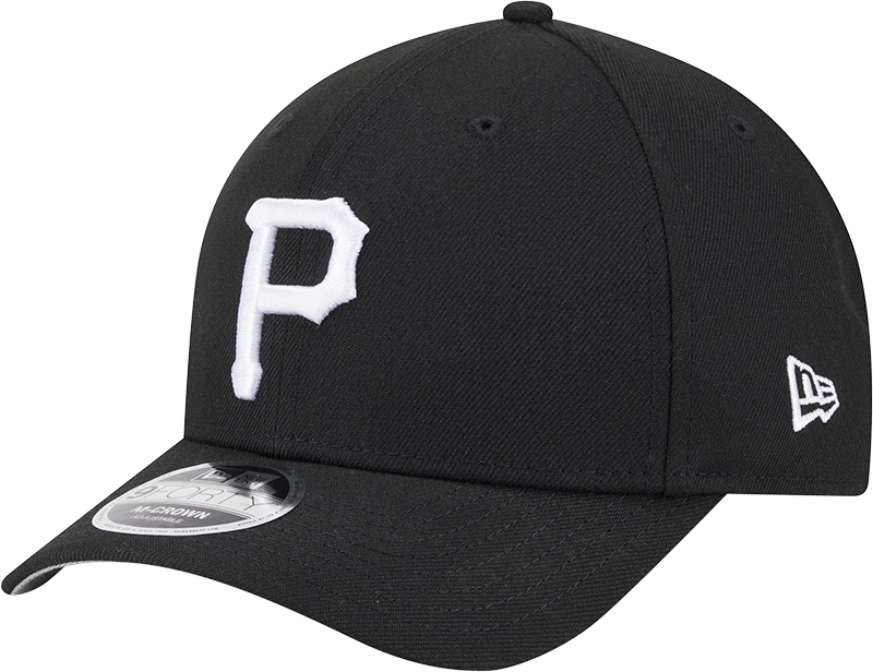 Pittsburgh Pirates Black Authentic Collection 9FORTY M-Crown Snapback Hat