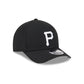 Pittsburgh Pirates Black Authentic Collection 9FORTY M-Crown Snapback Hat