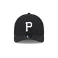 Pittsburgh Pirates Black Authentic Collection 9FORTY M-Crown Snapback Hat