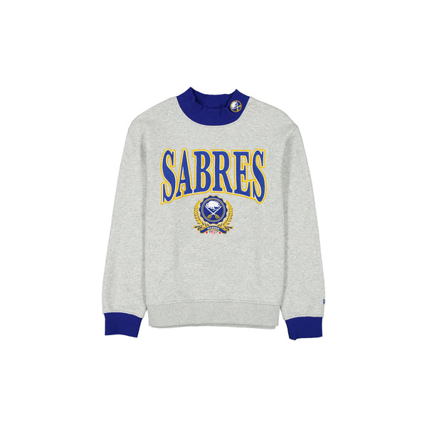 Buffalo Sabres Throwback Prep Women's Mockneck Sweatshirt – New