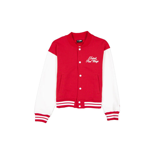 Detroit Red Wings Throwback Prep Women's Jacket - New Era Cap