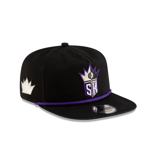Sacramento Kings Classic Edition Black Golfer Hat - New Era Cap
