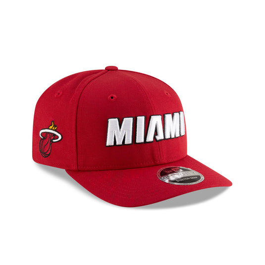 Miami Heat 2025 Statement Edition 9SEVENTY Stretch-Snap Hat - New Era Cap