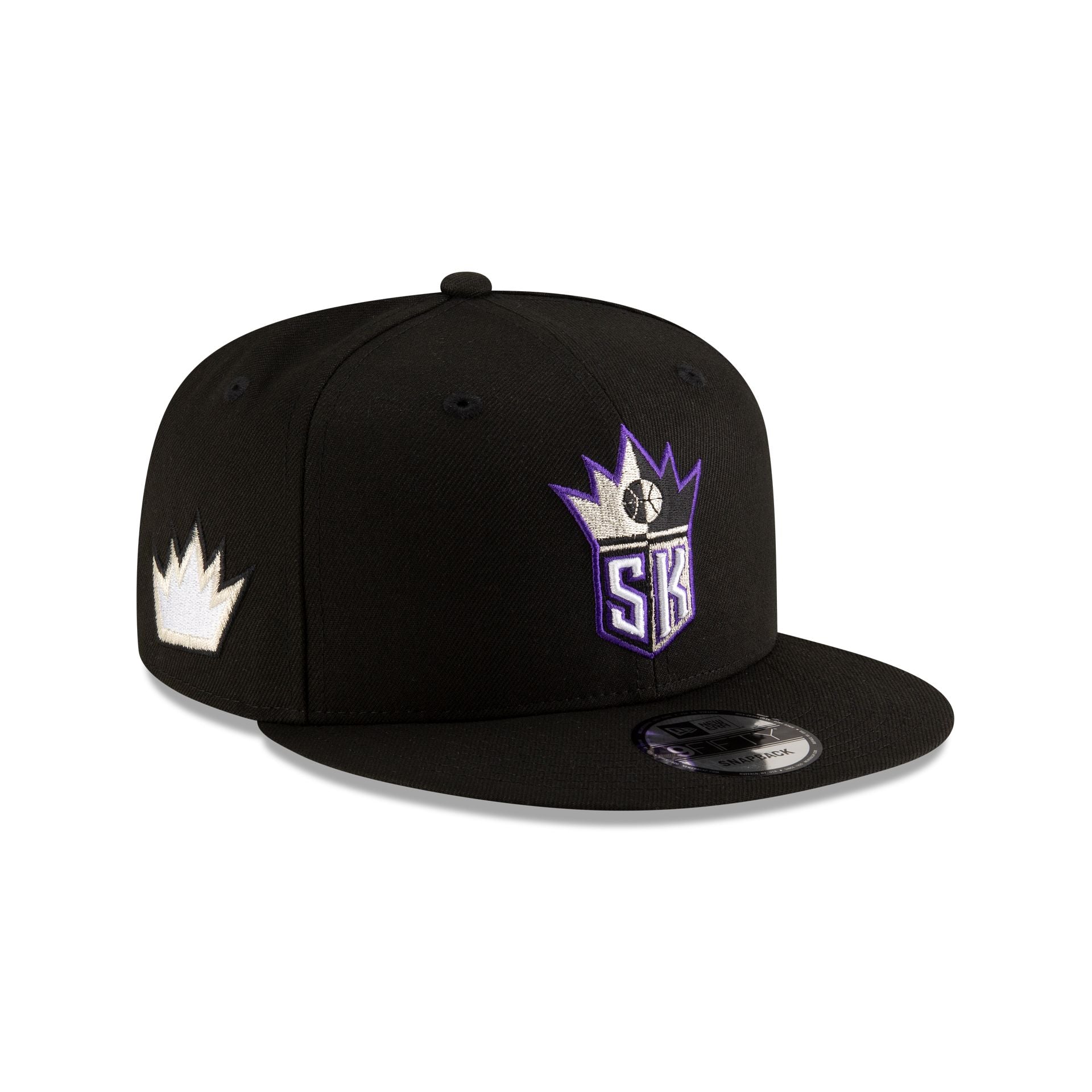 Sacramento Kings Classic Edition Black 9FIFTY Snapback Hat – New