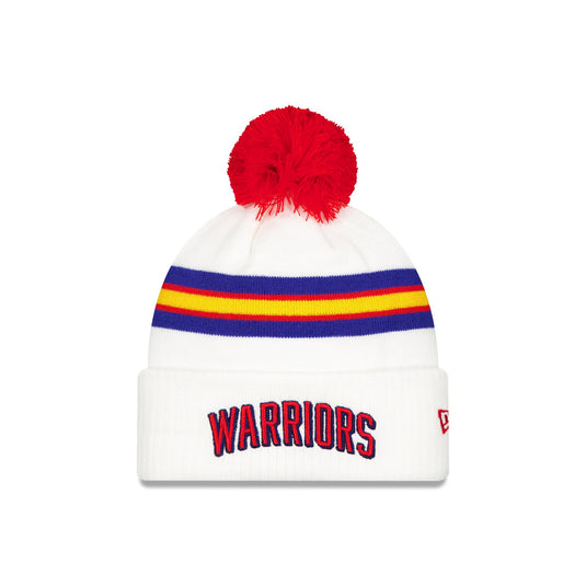 Golden State Warriors Classic Edition Pom Knit Hat - New Era Cap