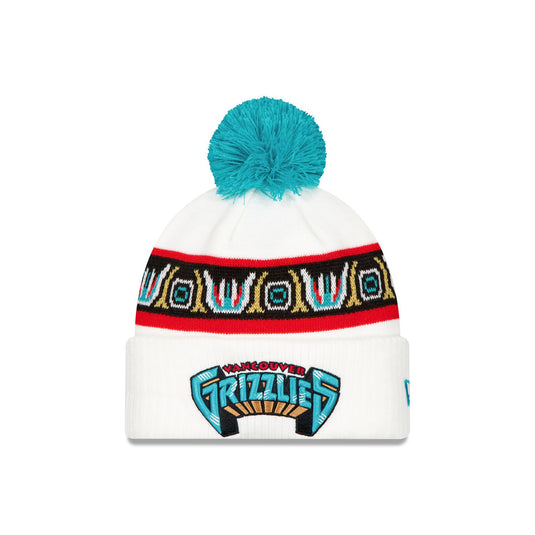 Memphis Grizzlies Classic Edition Pom Knit Hat - New Era Cap