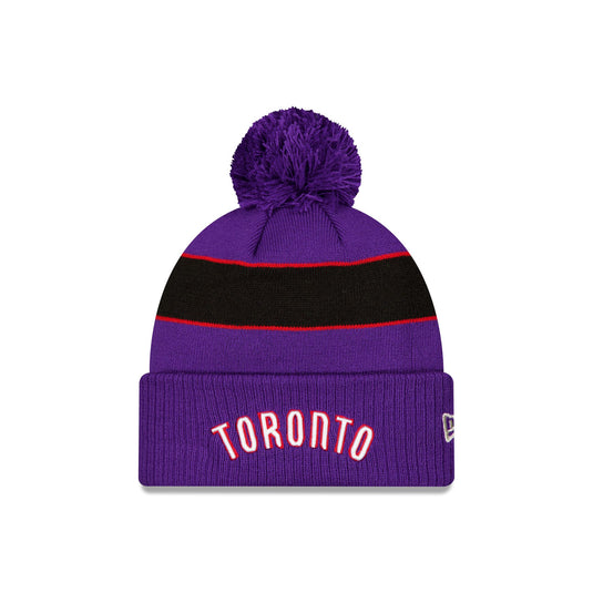 Toronto Raptors Classic Edition Pom Knit Hat - New Era Cap