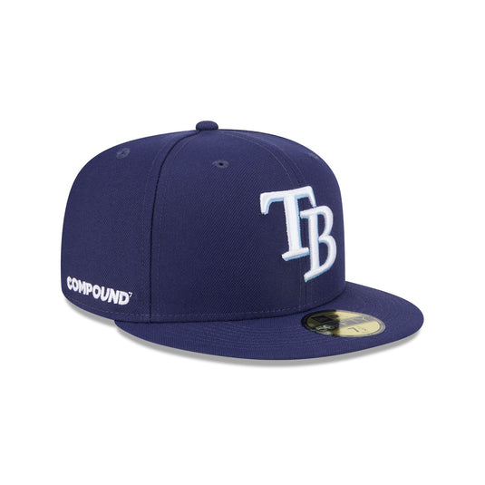 Compound x Tampa Bay Rays 59FIFTY Fitted Hat - New Era Cap