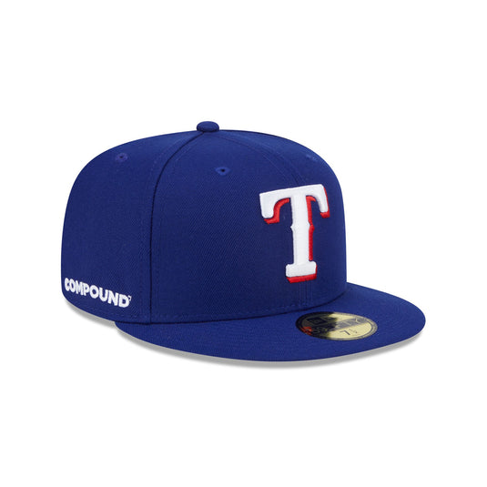 Compound x Texas Rangers 59FIFTY Fitted Hat - New Era Cap