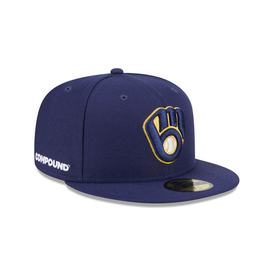 Compound x Milwaukee Brewers 59FIFTY Fitted Hat - New Era Cap