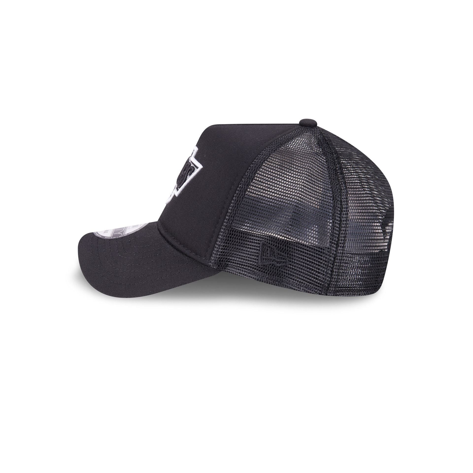 Los Angeles Kings Black 9FORTY A-Frame Trucker Hat