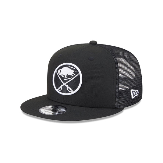 Buffalo Sabres Black 9FIFTY Trucker Hat - New Era Cap