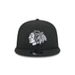 Chicago Blackhawks Black 9FIFTY Trucker Hat