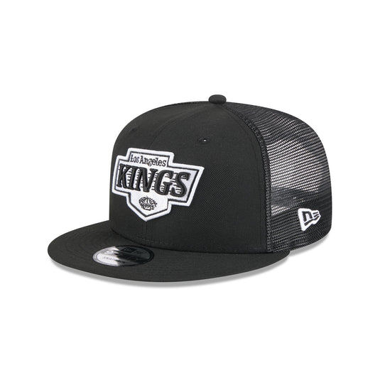 Los Angeles Kings Black 9FIFTY Trucker Hat - New Era Cap